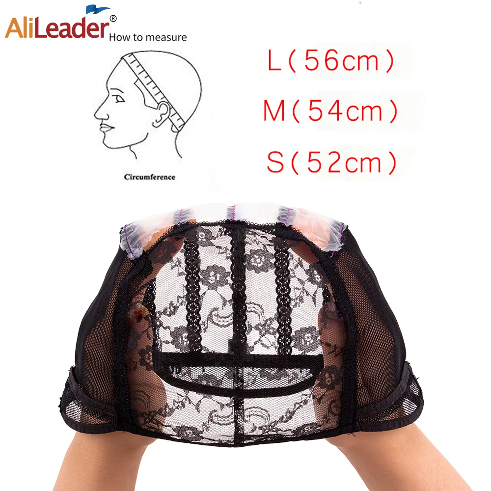 Alileader 10PCS Wholesale Lace Wig Cap With Adjustable Band Breathable Net Caps For Making Wigs Professional Accessories |