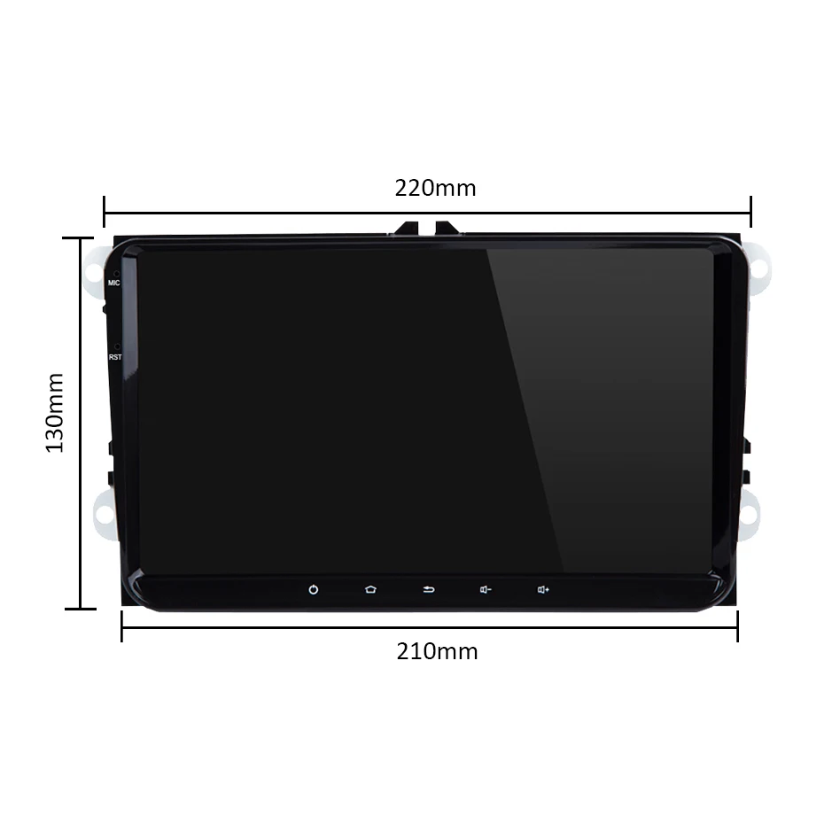 DSP ips " для VW Skoda Octavia golf 5 6 touran passat B6 B7 jetta polo tiguan Android 10 2 din автомагнитола gps МУЛЬТИМЕДИА без dvd