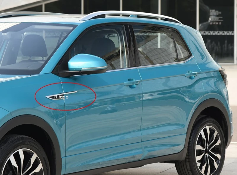 Для VW T-cross Tcross 2019 Автомобильная оригинальная эмблема для боковых крыльев и дверей