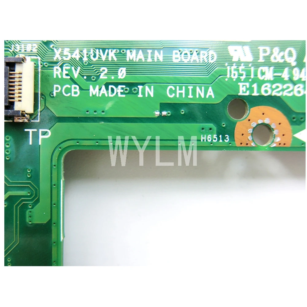 X541UAK i7-7500 CPU 8GB RAM материнская плата REV 2 0 для ASUS X541UVK X541UA Материнская ноутбука 100%