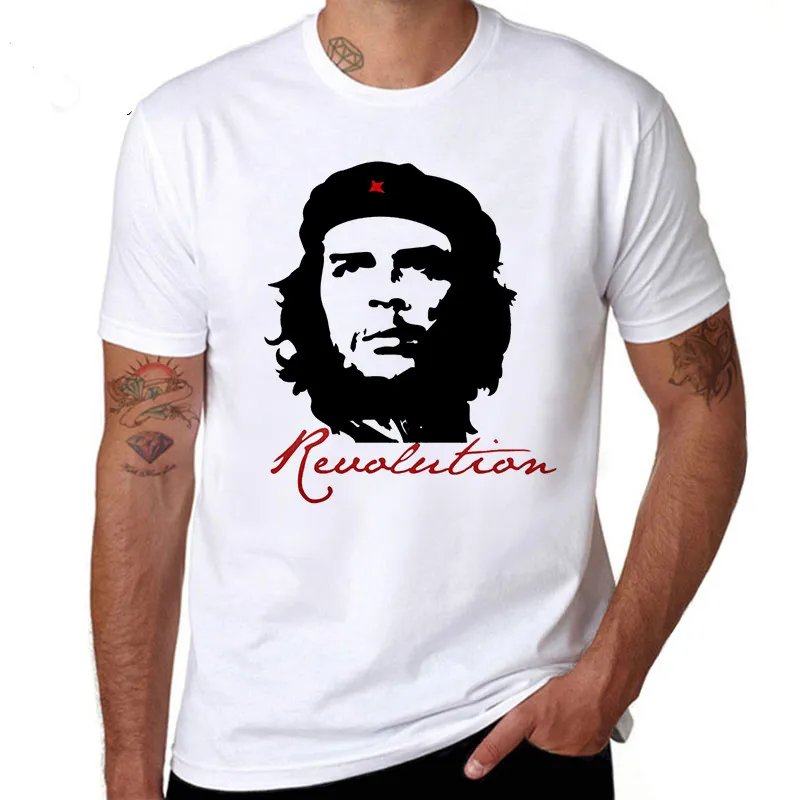 Che Guevara Hero Футболка с принтом революционера летняя хлопковая футболка унисекс
