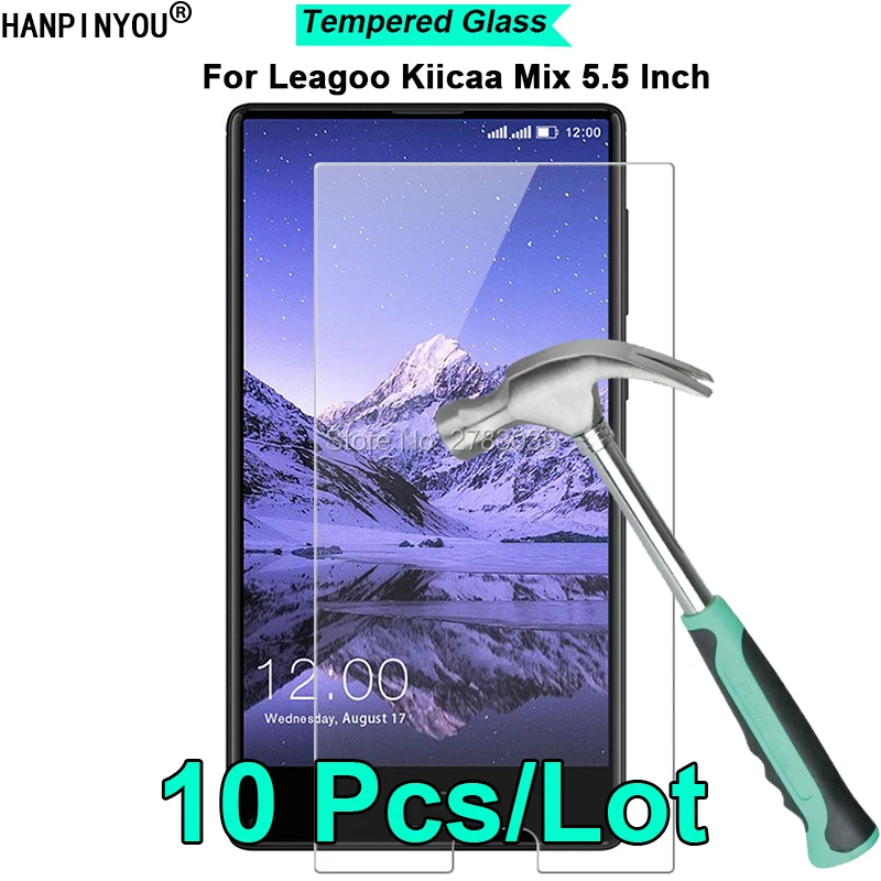 10 шт./лот для Leagoo Kiicaa Mix 5 дюйма твердость 9H 2.5D ультратонкое закаленное стекло