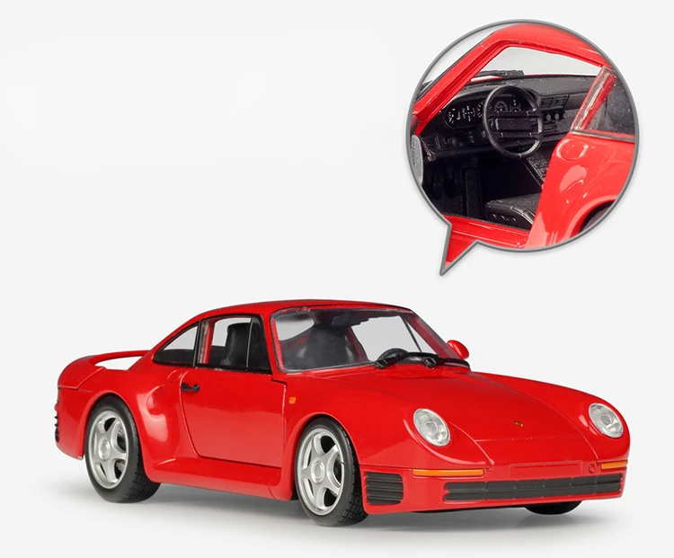 Симулятор Welly литая под давлением модель автомобиля 1:24 Масштаб Porsche 959 классический спортивный автомобиль металлический сплав гоночная игрушка автомобиль для мальчика Подарочная коллекция