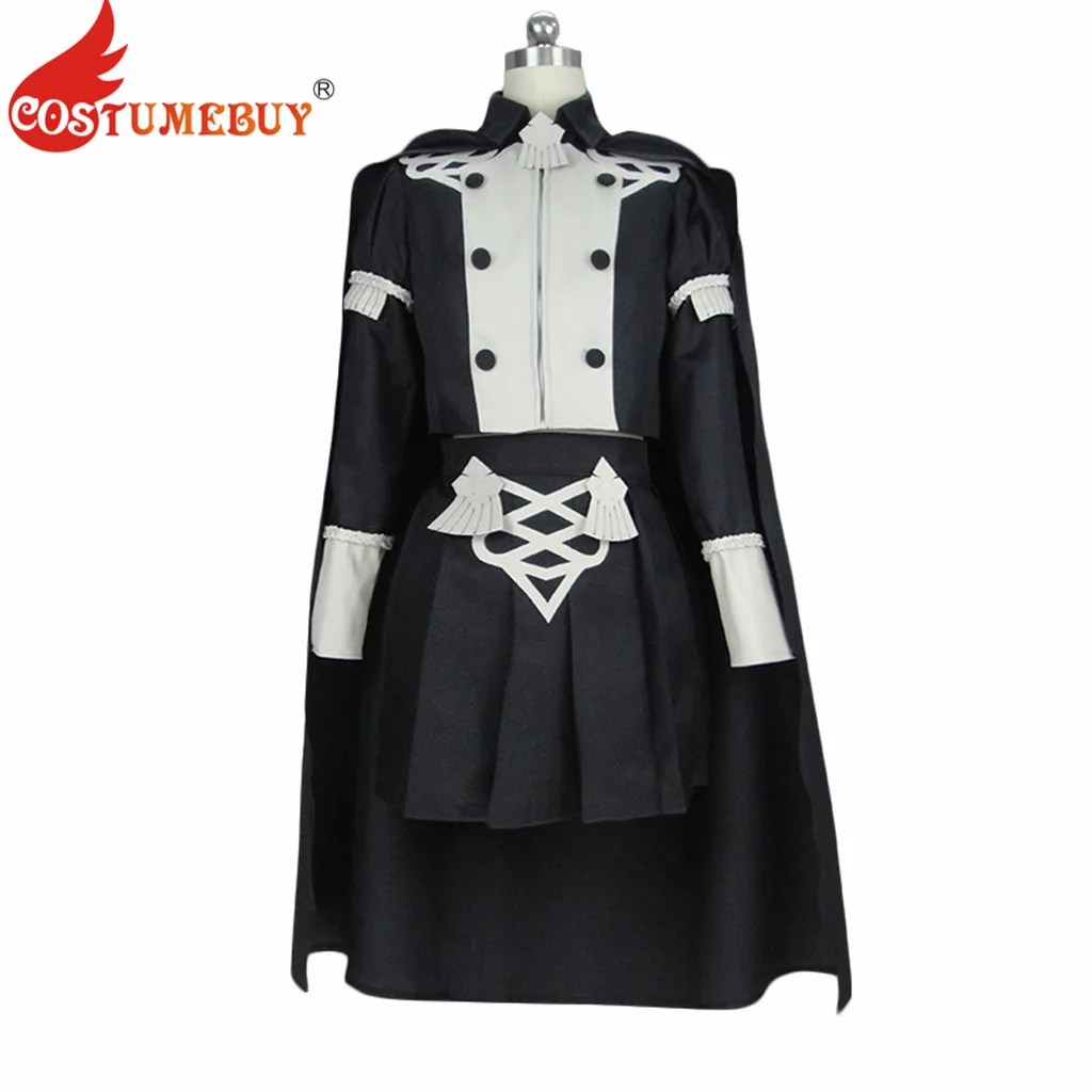 

Fire Emblem: Three Houses Female Byleth DLC Officers Cosplay Costume Adult Uniform Top Skirt Cloak Outfit L921
