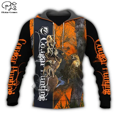 PLstar Космос животного Камуфляж Охота Охотник на каждый день пуловер бегом 3dprint