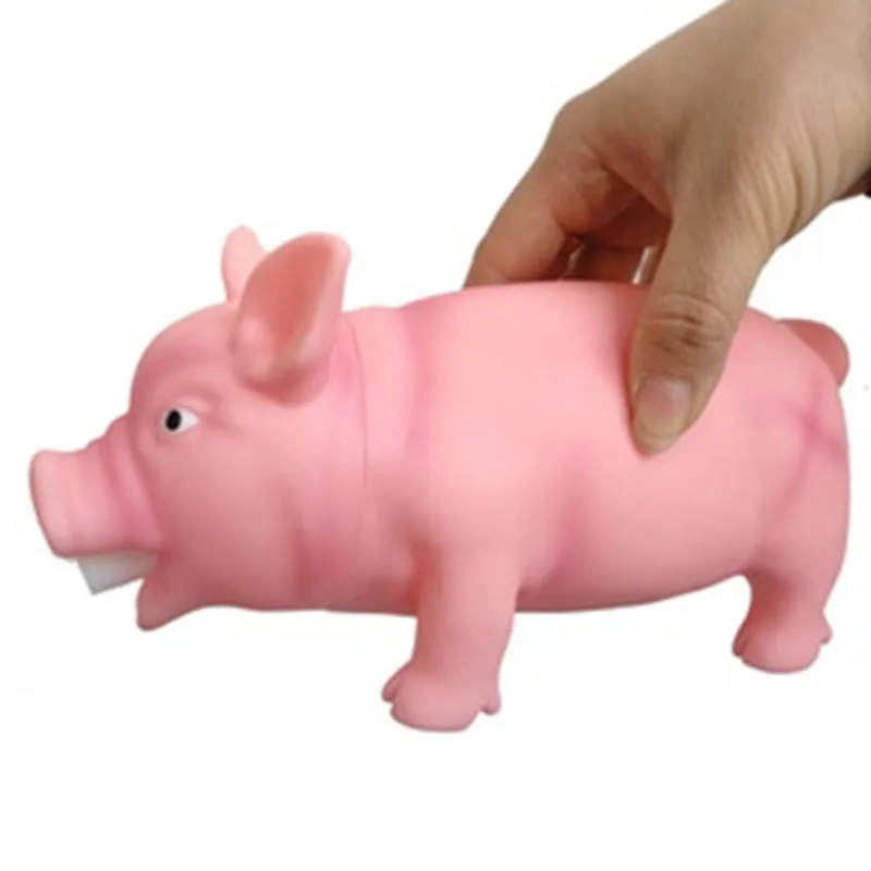 

1Pcs Soft Plastic Pig Grunting Squeak Cute Funny Gadgets Pet Chew Toys Dog Toy Shrilling Pig Pet Products