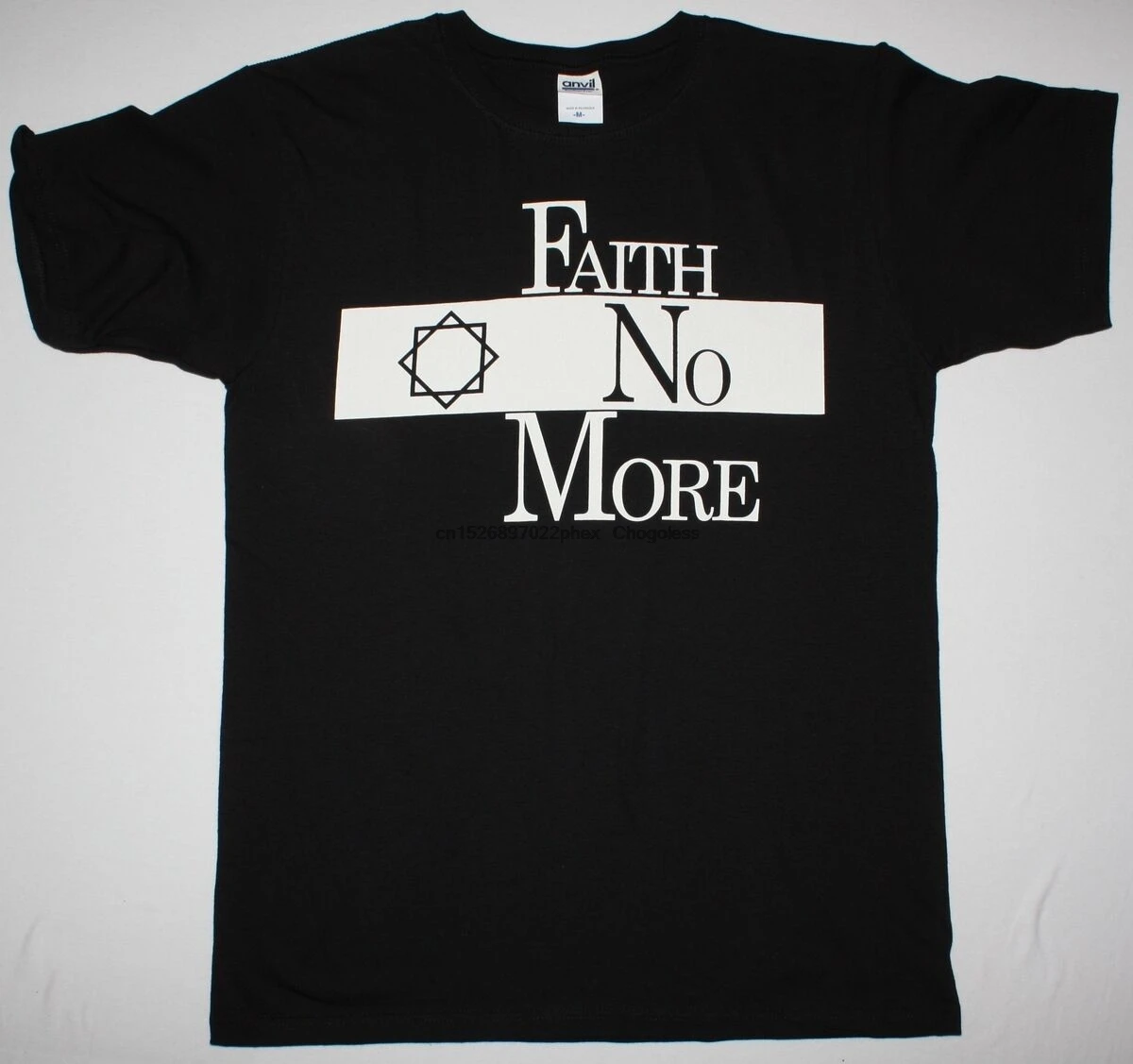 Новая Черная футболка с надписью FAITH NO MORE STAR логотипом майка Пэттона мистер бунгл