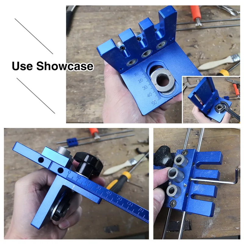 3 в 1 деревообрабатывающий инструмент шаблон для сверления DIY Joinery высокой