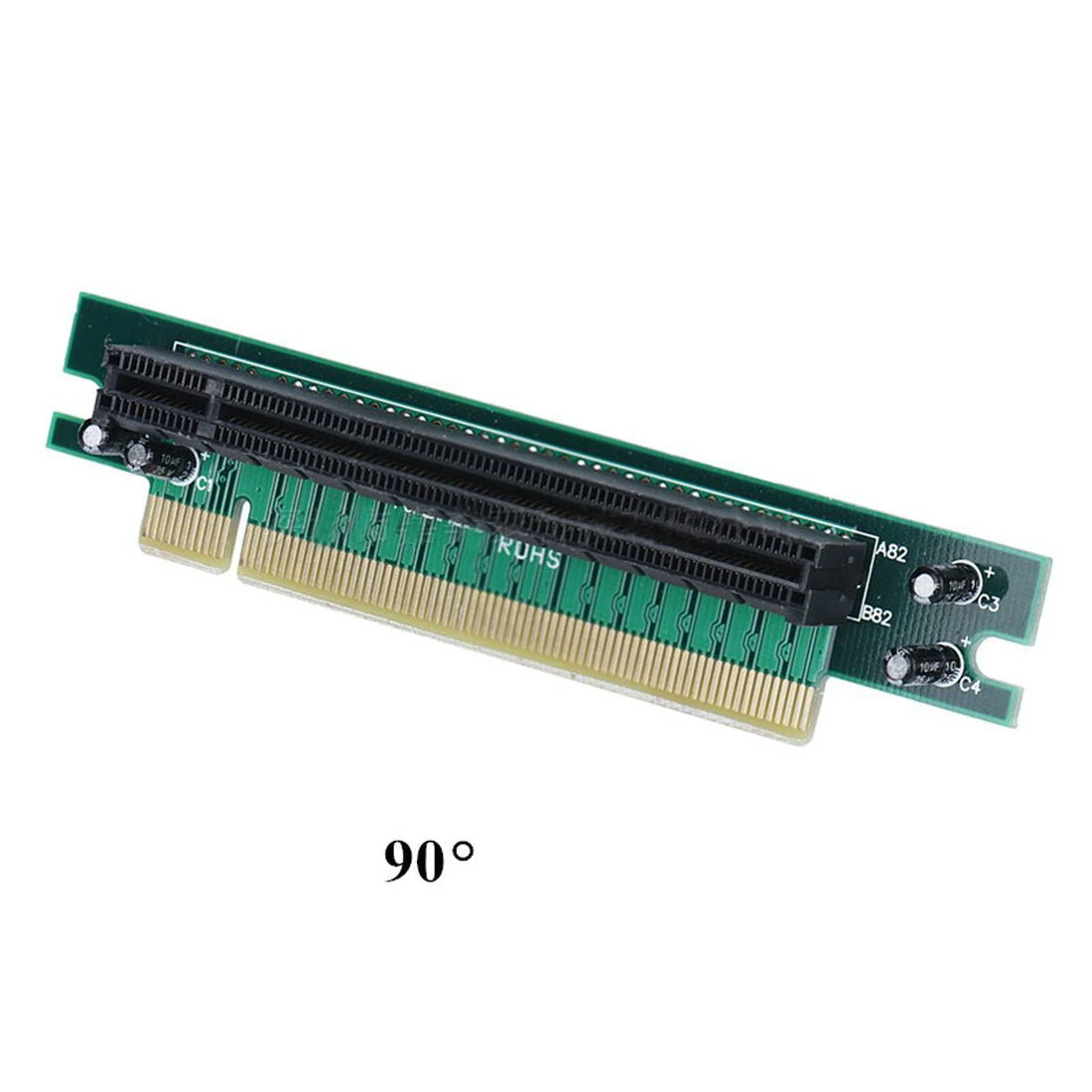 XT XINTE 90 ° Pci E Express 16X правый угол/180 расширитель защита переходник адаптер слот для