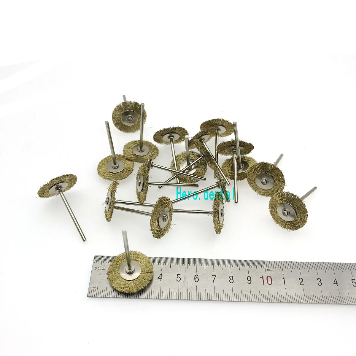 Новинка 30 шт. Проволочная медная щетка полировальное колесо для вращающихся