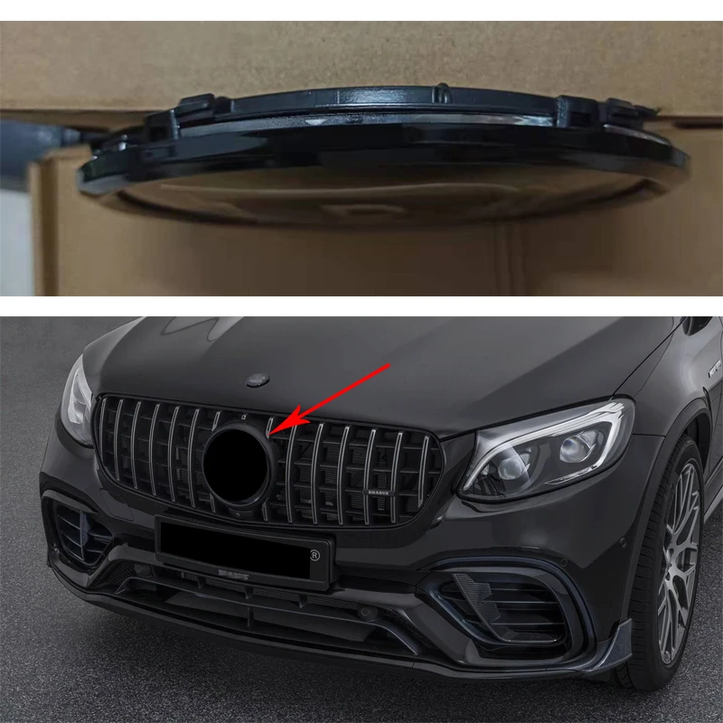 

Car Front Grill Emblem Replace Insignia for Mercedes Benz Brabus A/B/C/E/S/GLK/ML/CLA/GLC/GLE/GLS/New E Class Grille Badge Logo