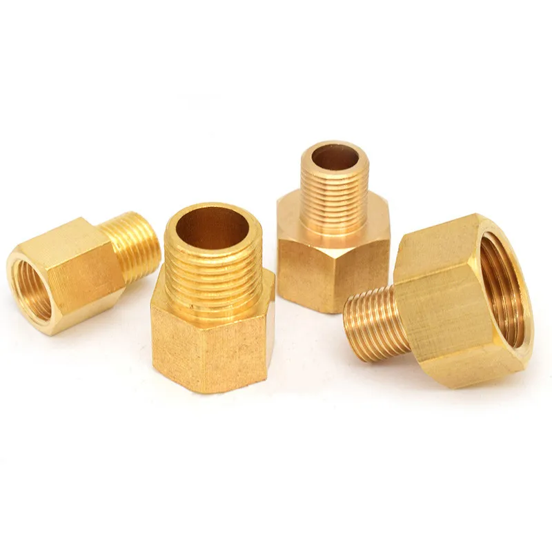 Медь м/ф 1/8 &quot 1/4&quot 3/8 1/2&quot 3/4 &quotBSP мужского и женского пола латунные муфта адаптер