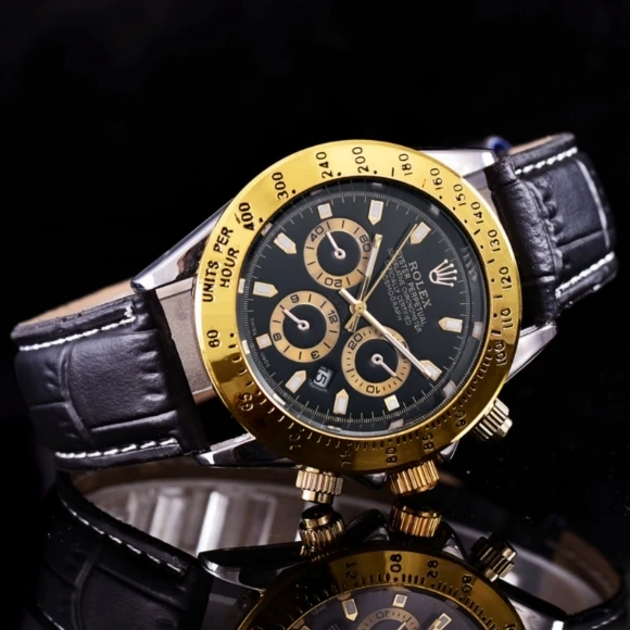 

NEW Hot high quality Mens Womens Quartz Watch Fashion Gift Gold Casual Waterproof Watches