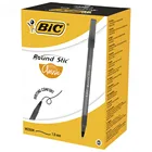 Ручка шариковая, чёрная, среднее письмо, BIC Round Stic Classic, уп. 60 шт., Бесплатная быстрая доставка из РФ