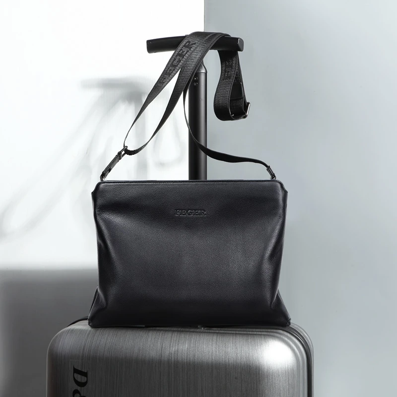 FEGER натуральная кожа сумка на плечо для мужчин ноутбука портфель мессенджер