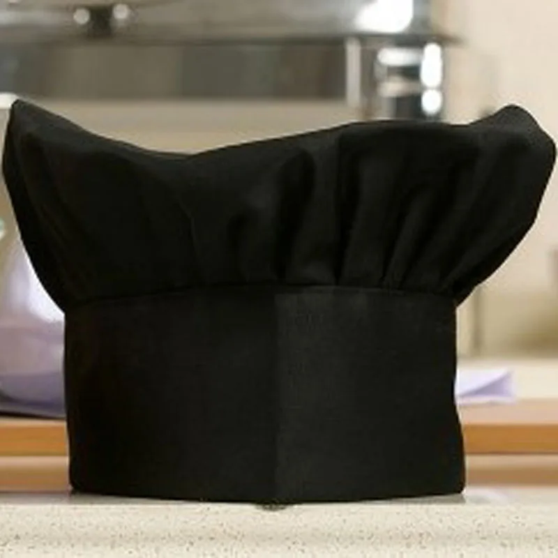Gorro de cocina Unisex, gorro de Chef, camarero, uniforme, para hornear, barbacoa, parrilla, restaurante, trabajo-5