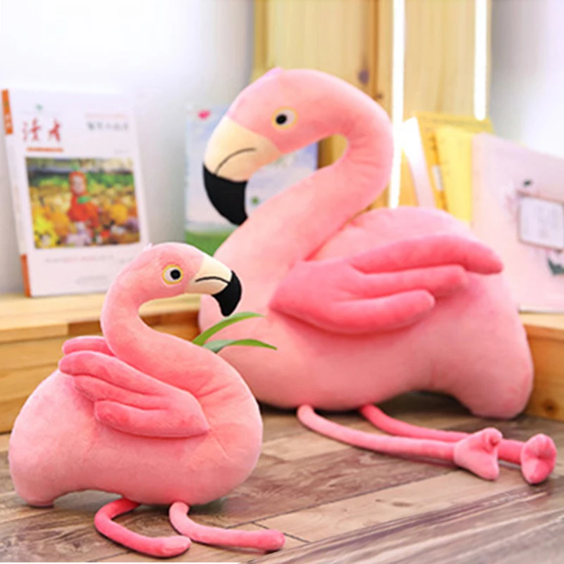 40-105 см Фламинго плюшевая игрушка мультфильм мягкая кукла Kawaii розовая подушка с птицей чучело животное ребенок дети ребенок день рождения Рождественский подарок