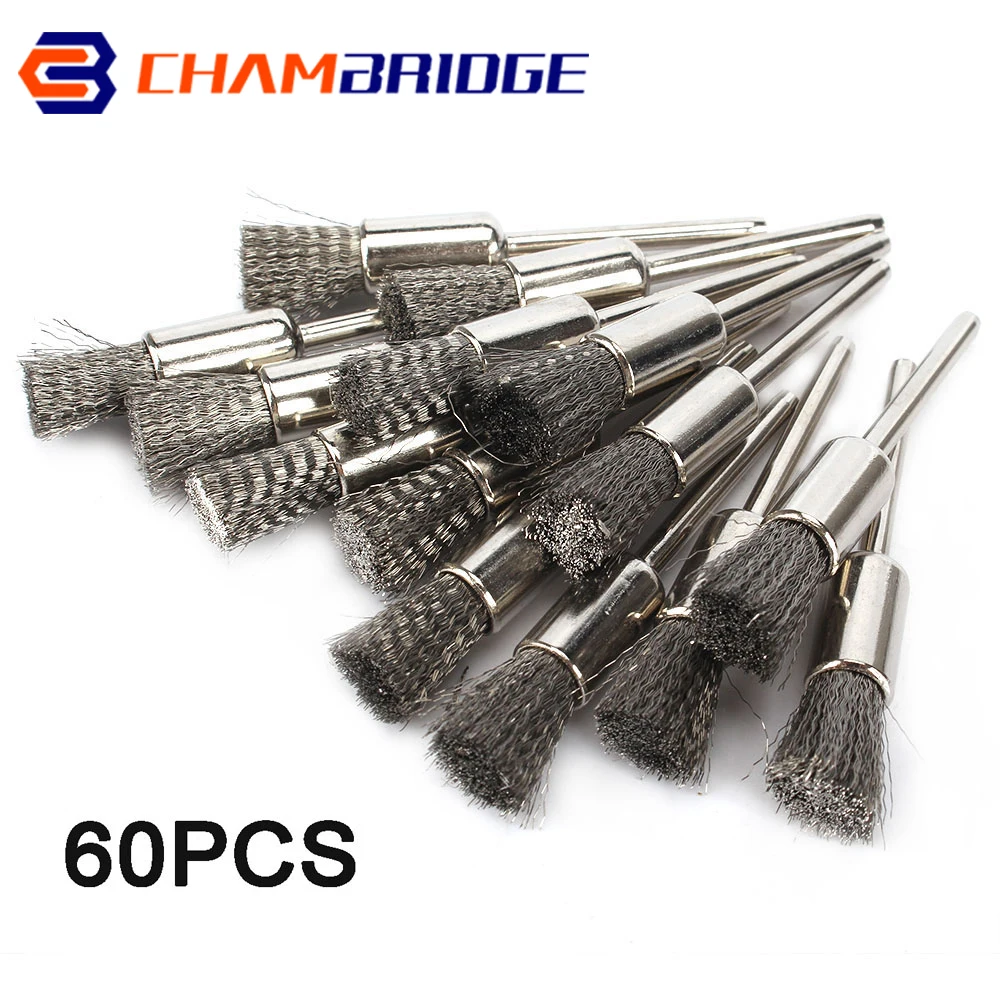 8 мм Платина лезвие из нержавеющей стали проволочная колесная щетка вращающийся