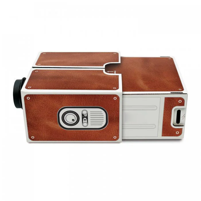 Cardboard Smartphone Portable Projector 2.0 / Install Phone Projector Movie  No Installation is Required DQ-Drop
