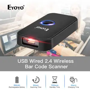 eyoyo ey 009l mini 3 in 1 bluetooth usb wiredwireless 1d barcode scanner portable bar code reader for windows android ios ipad free global shipping