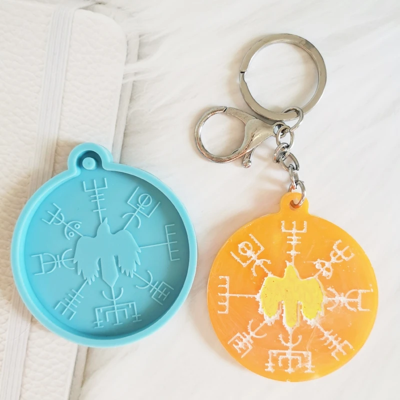 

Handmade Bird Character Symbol Keychain UV Crystal Epoxy Mold Hanging Pendant Ornaments Resin Silicone Mould DIY Crafts