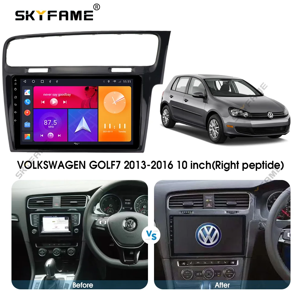 Автомобильная Мультимедийная система SKYFAME стерео на Android 10 с Gps для Volkswagen GOLF 7 golf