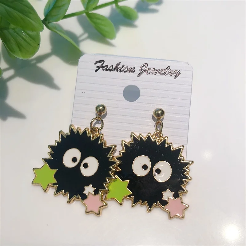 

Fashion Handmade Clay drop Earrings For Women metal Cute Cartoon Animal Earrings Jewelry Gifts 2021