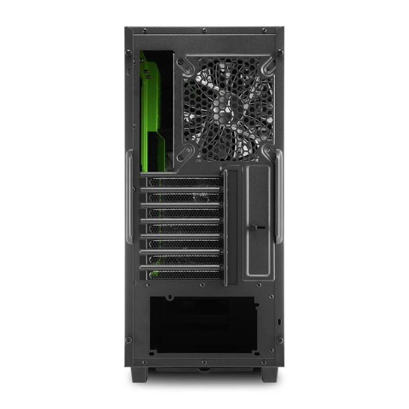 Игровой корпус для компьютера Sharkoon DG7000 G green ATX 2xUSB 2.0 3.0 Audio 3x140mm fan без БП led