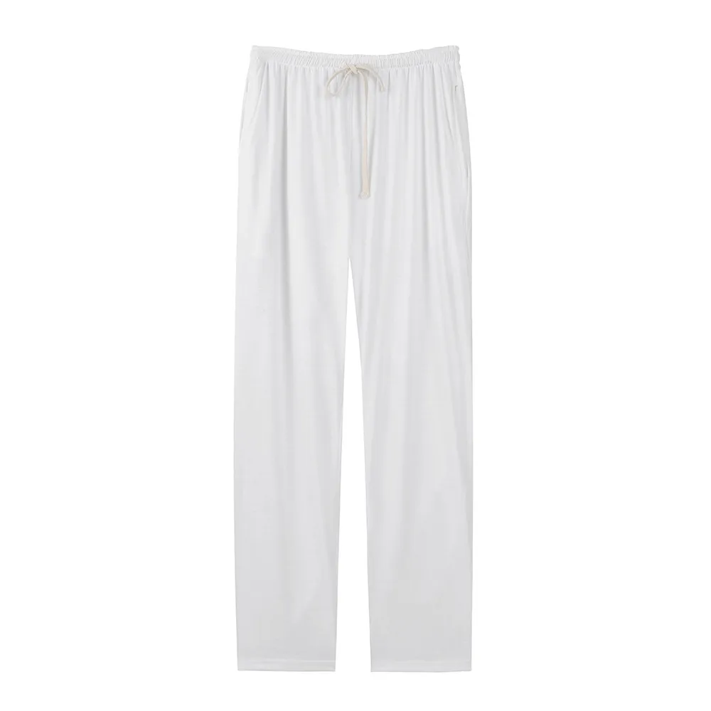 Повседневные мужские брюки летние широкие однотонные дышащие тонкие d91121|Широкие