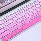 1 шт. Радужный силиконовый чехол для клавиатуры, защитный чехол Для iMac Macbook Pro 13 