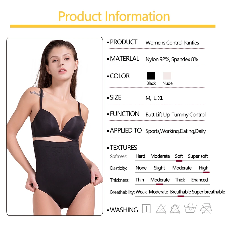 Для женщин Высокая талия Бесшовные трусы Postpartum Body Shaper прикладом животик Управление моделирующее белье Корректирующее утягивающее белье