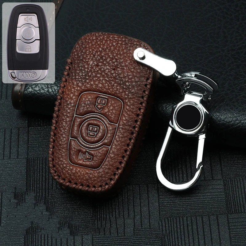 Кожаный чехол для ключей автомобильного чехла защитный Great Wall Haval H6 2015 C50