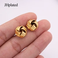 dubai luxury gold plated filled stud earrings wholesale jewelry ear rings bridal gifts earrings assorted ear studs for women