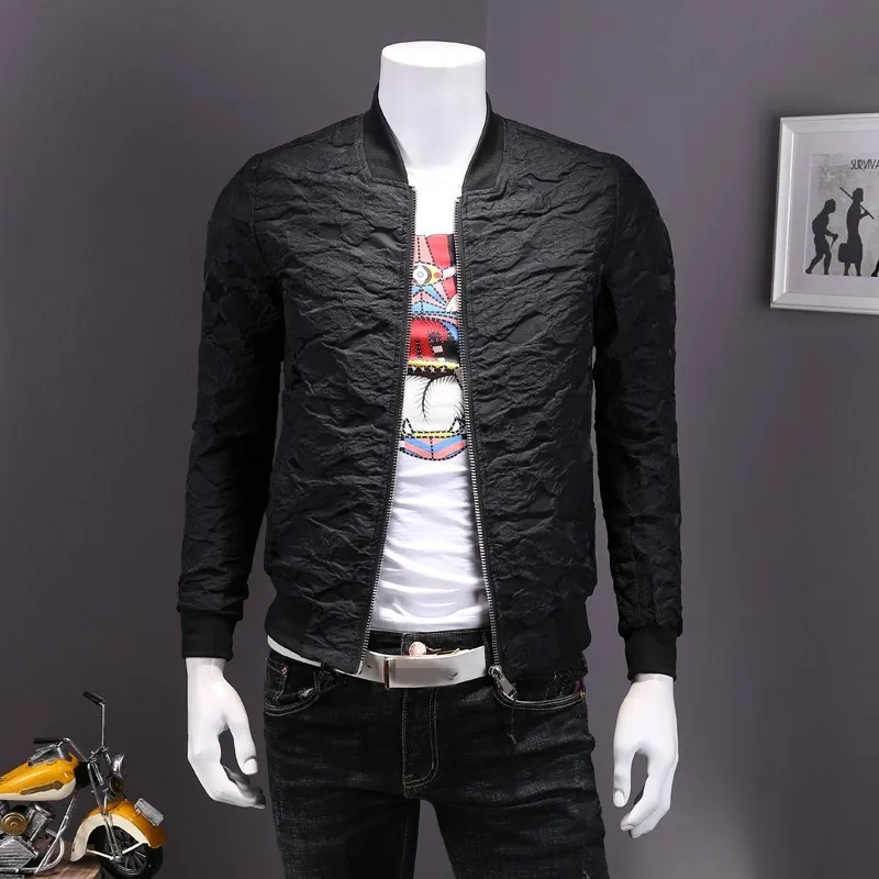 Дизайнерская Новая Осенняя мужская бейсбольная куртка с цветочным принтом и