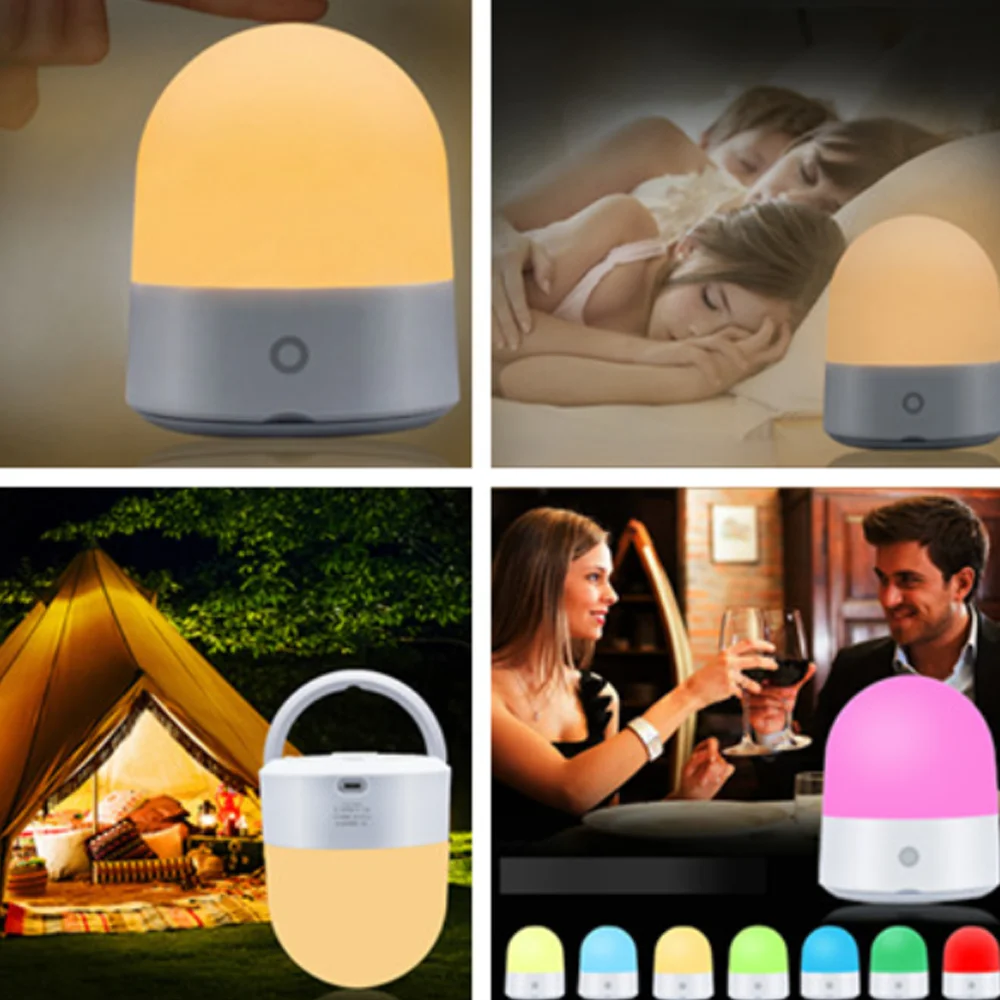 

Energy-saving LED rechargeable night light sleep dimming small table lamp portable light month nursing light
