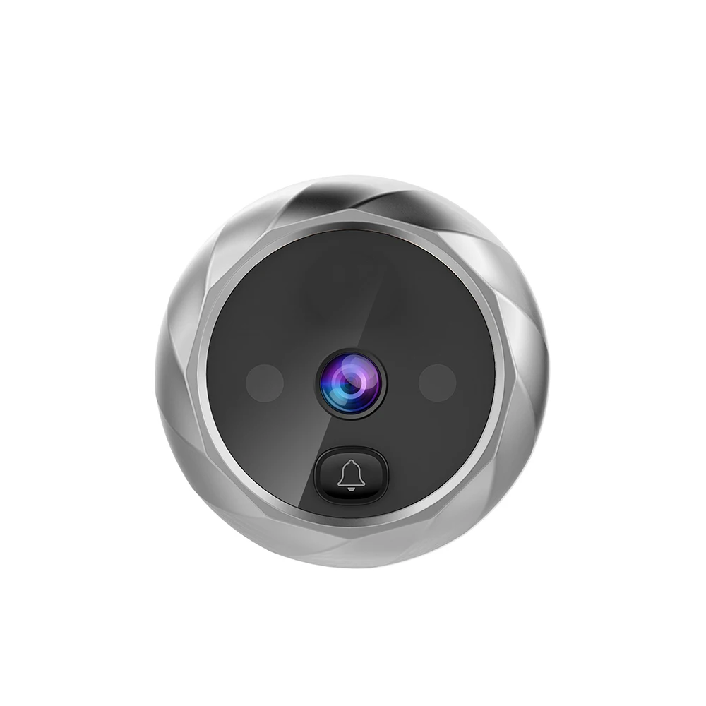 Only Camera Sliver 2,8 дюймов ЖК цветной экран цифровой дверной звонок 90 градусов дверной глазок дверной звонок Электронный дверной видео звонок дверное устройство для просмотра фото Открытый дверной Звонок - Цвет: Only Camera Sliver