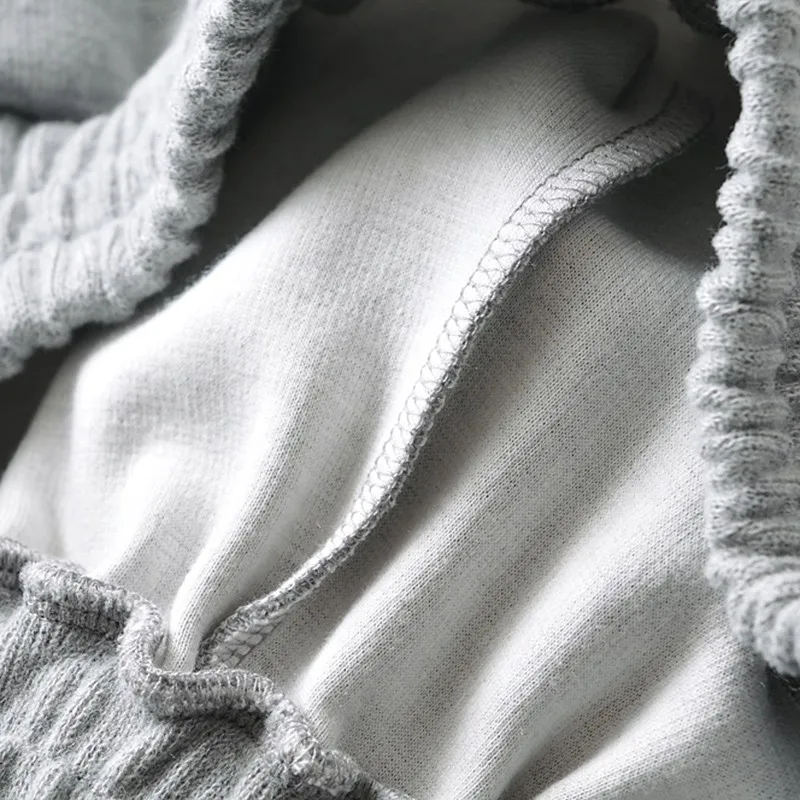 

Artsnie Spring 2021 Gray Patchwork Harem Pants Women Streetwear Casual Trousers High Waist Knitted Long Pants Sweatpants Mujer