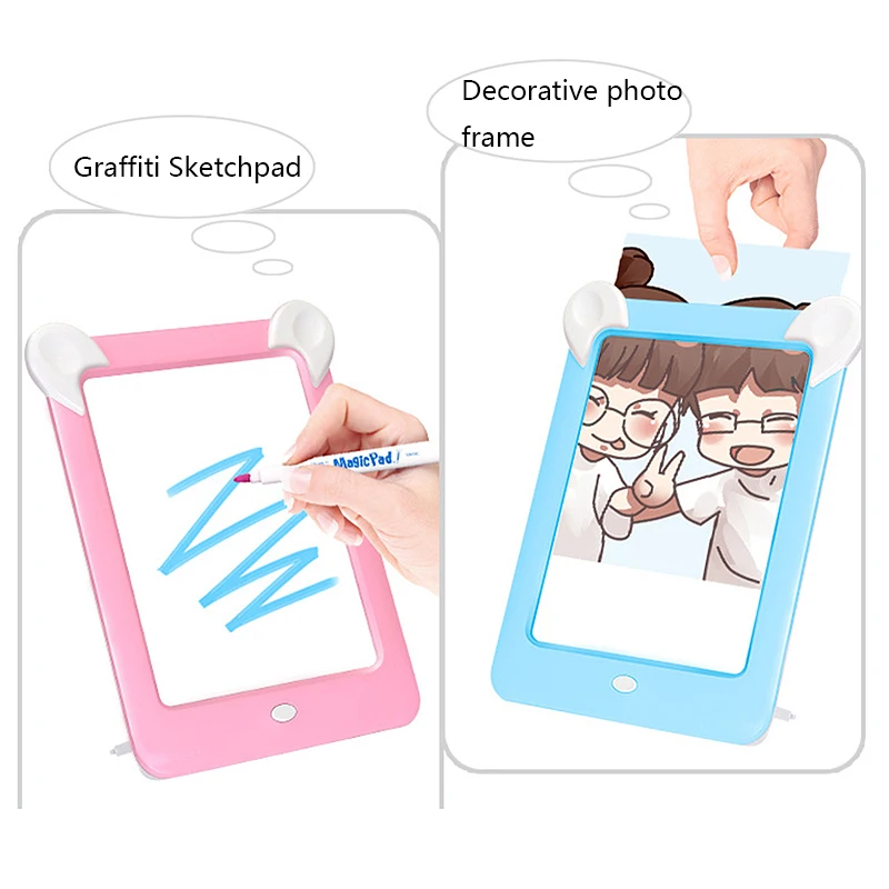 2 комплекта для взрослых детей ic доска рисования 3D светодиодная вывеска дисплей