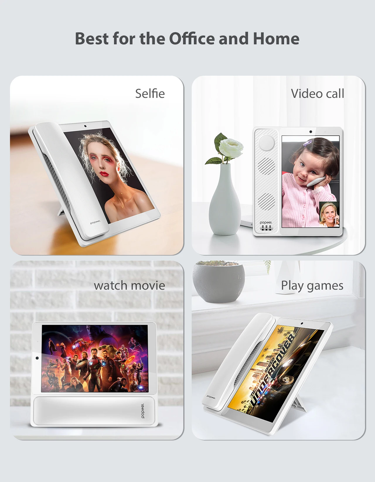 POPTEL V9 8,0 дюймовый смартфон 2 Гб ОЗУ 16 Гб ПЗУ Android 8,1 SC9832E четырехъядерный 5MP OTA OTG стол LTE 4G мобильный телефон