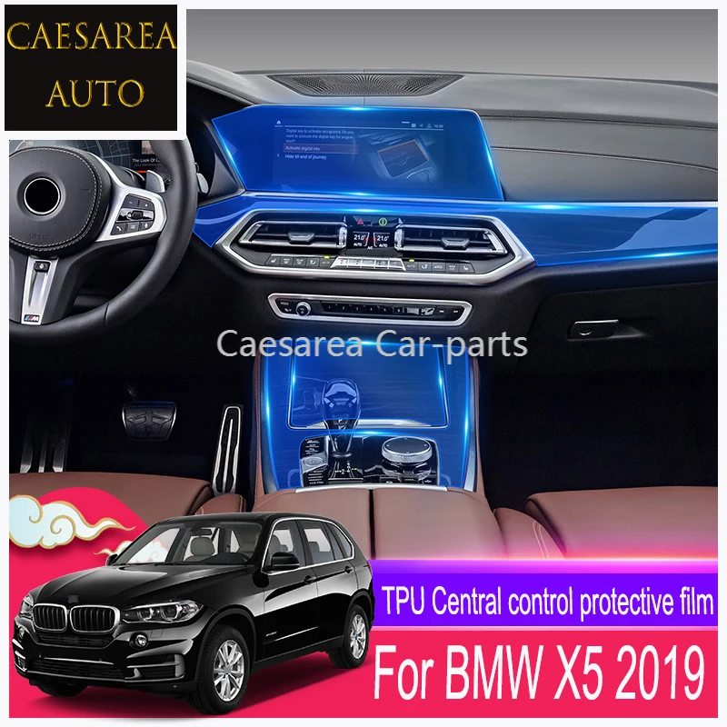 

For BMW X5 X5 Sport 2019 TPU Car Interior Film Central gear panel Control Dashboard screen Protect Sticker