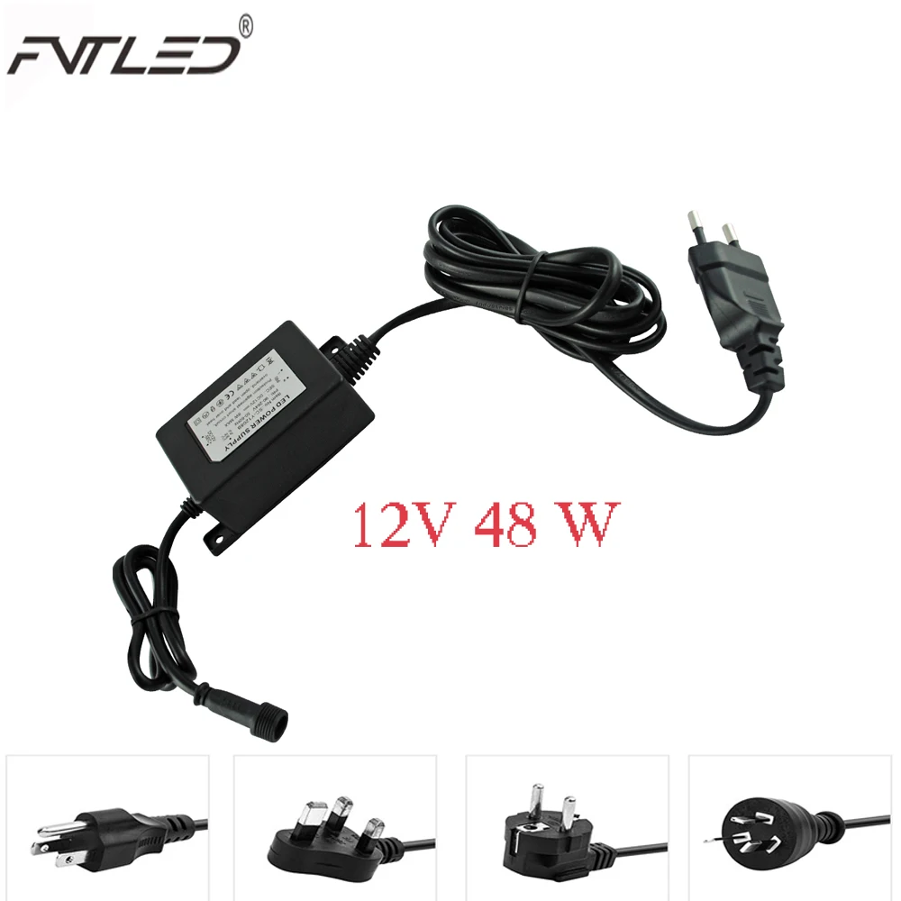 Драйвер для светодиодного освещения постоянный ток 12 В 48 Вт входное напряжение