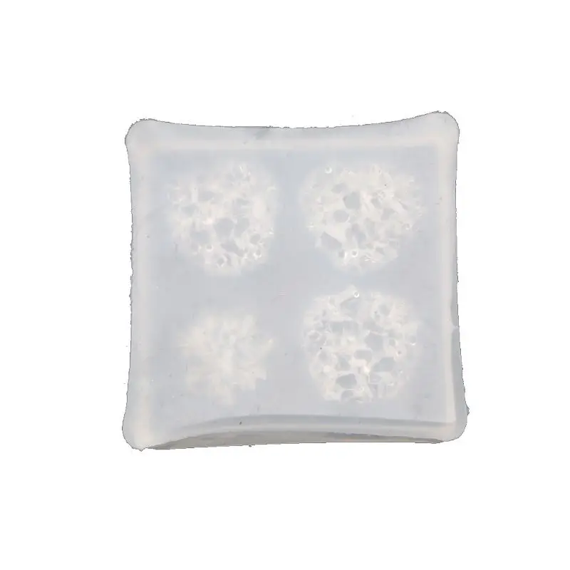 Необычная кристаллическая кластерная форма для цветов из смолы сережек с