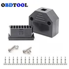 Штекер J1962F OBD2, 16-контактный гнездовой разъем OBD 16-контактный переходник + винт + терминал, диагностический инструмент для автомобиля