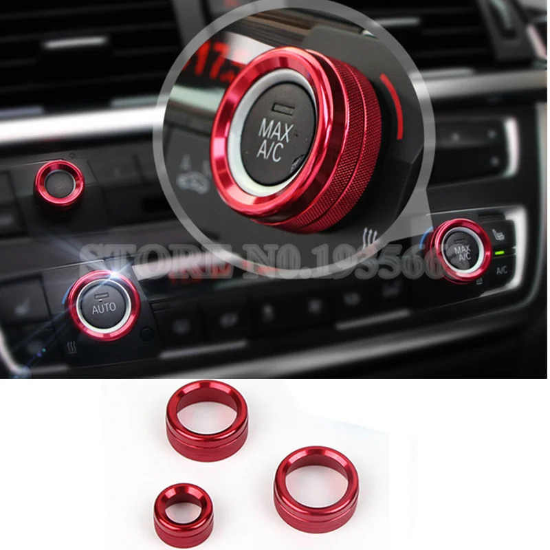 Внутренняя крышка ручки кондиционера и аудио для BMW 5 серии F10 F07 2011 2017 3 шт.