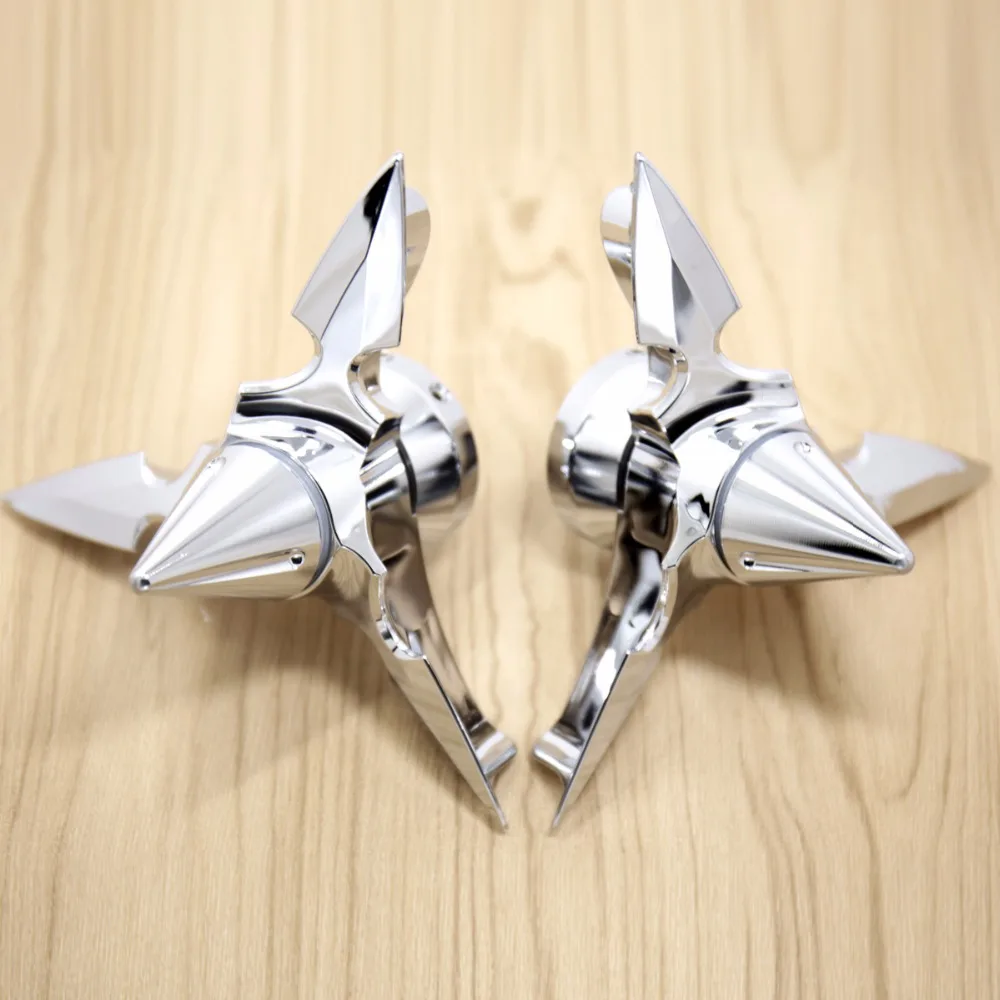 

Хромированные вращающиеся лезвия, колпачки для оси, хромированные, подходят для Мотоциклов Harley Sportster 2008-2018, дорожные скользящие электрическ...