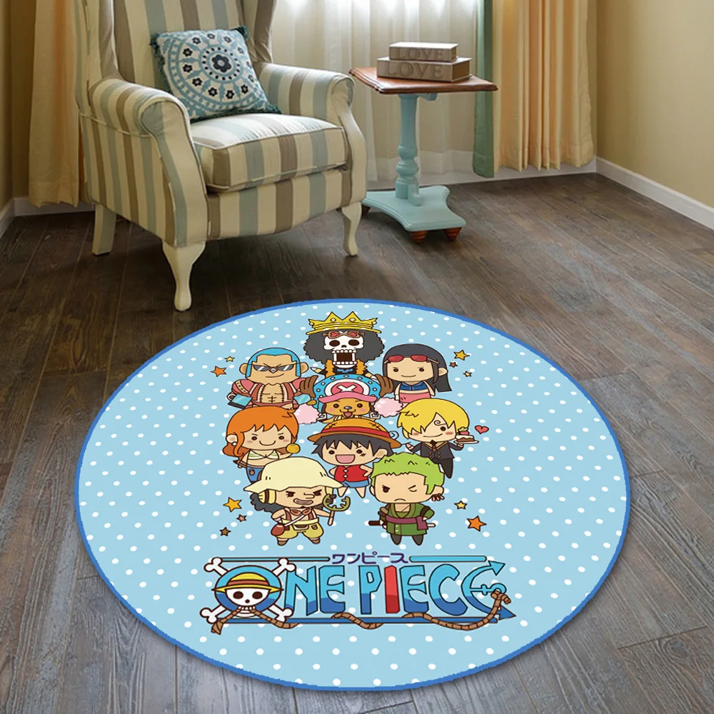 Style 8 Аниме one piece Luffy Chopper напольный коврик квадратный ковер для спальни кухни гостиной нескользящий коврик - Цвет: Style 8