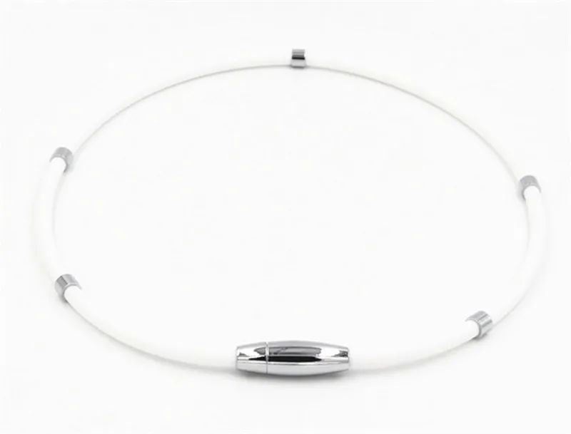 Высокое качество Титановая сталь Антистатическая энергия Силиконовое ожерелье