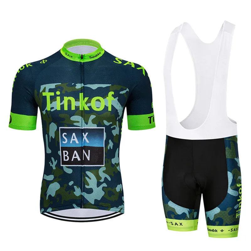 Tinkoff Велоспорт Джерси мужская стильная, с короткими рукавами Спортивная одежда для велоспорта открытый mtb ropa ciclismo велосипед - Цвет: Cycling set