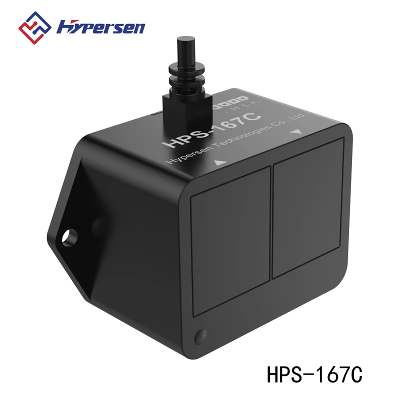 Bestellen Hypersen HPS-167C Und HPS-167U Einzigen Punkt Im Bereich Sensor Hindernis Vermeidung ToF 35m Lidar Modul Mit IP65 Wasserdichte Hous