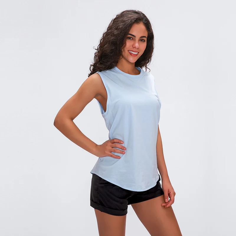 Футболка без рукавов дышащая быстросохнущая свободного кроя | Спорт и